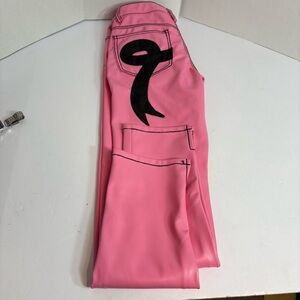 Asali Jean Co Pink Leather Pants Size 30 LA Streetwear